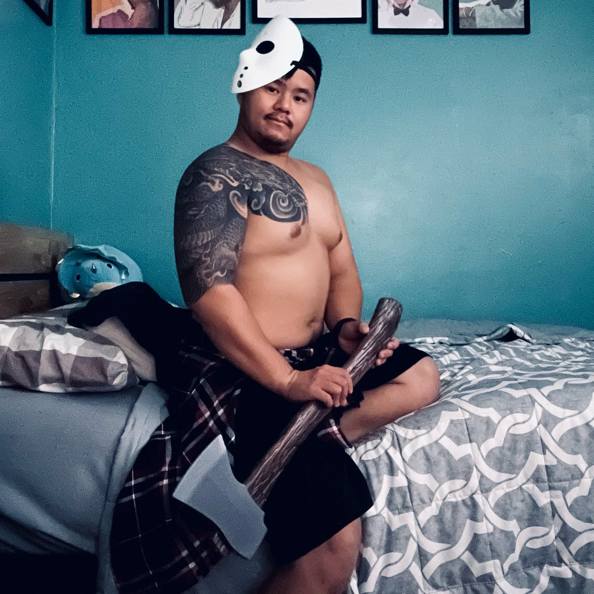 tsutomuajk's tweet photo. Sweet dreams, everyone. Happy Halloween. π
#october #halloween #happyhalloween #costume #axemurderer #spooky #spoopy #gay #gaycostume https://t.co/zZNhayPjax