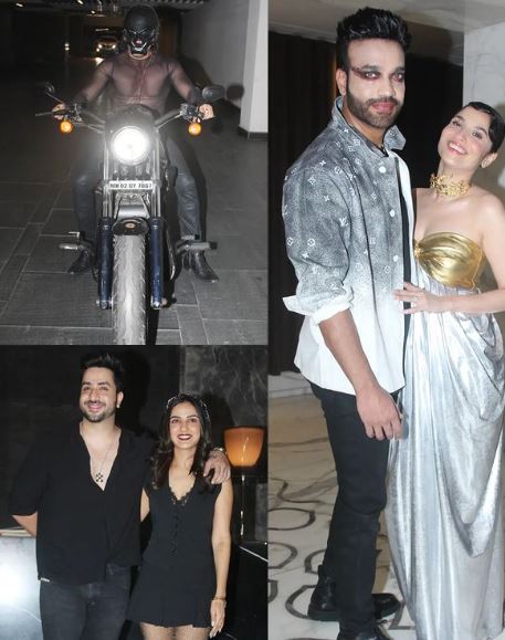 bkbtelly's tweet photo. Last night @lokhandeankita and hubby @jainvick hosted a #Halloween party!
.
.
Swipe left to see more pictures...
.
.
.
.
.
.
.
#jasly #ankitalokhandefan #ankitalokhande #vikasjain #halloweenmakeup #jasminbhasin #alygoni #Bollywood https://t.co/XCAmrz3oC8