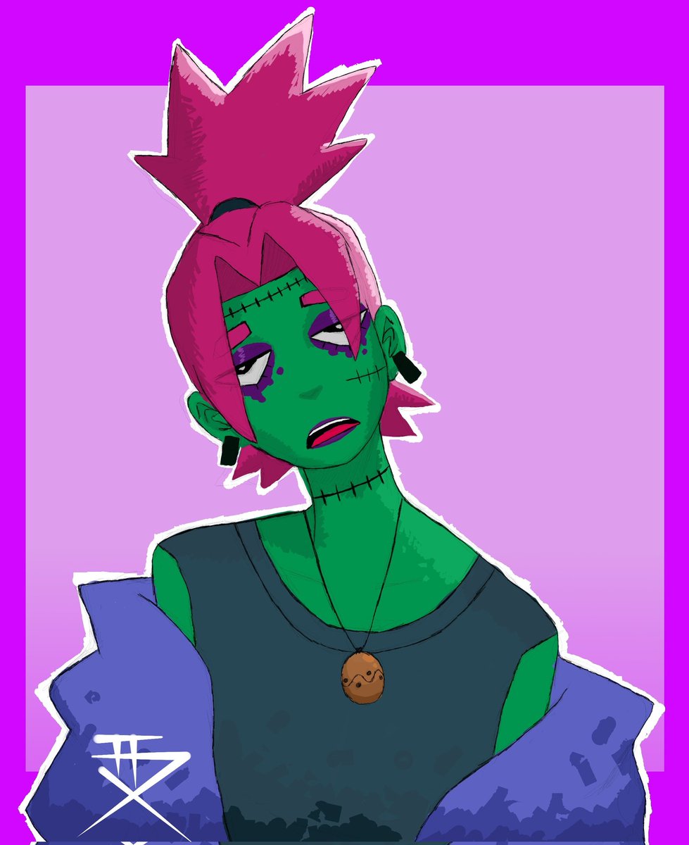 akirashirou02's tweet photo. Happy Halloween 🦇 🕸💀

#Halloween #halloweenart #halloweenartwork #digitalwork #digitalart #painttoolsai2 #zombiegirl #zombieoc https://t.co/yrfMxdnUIs
