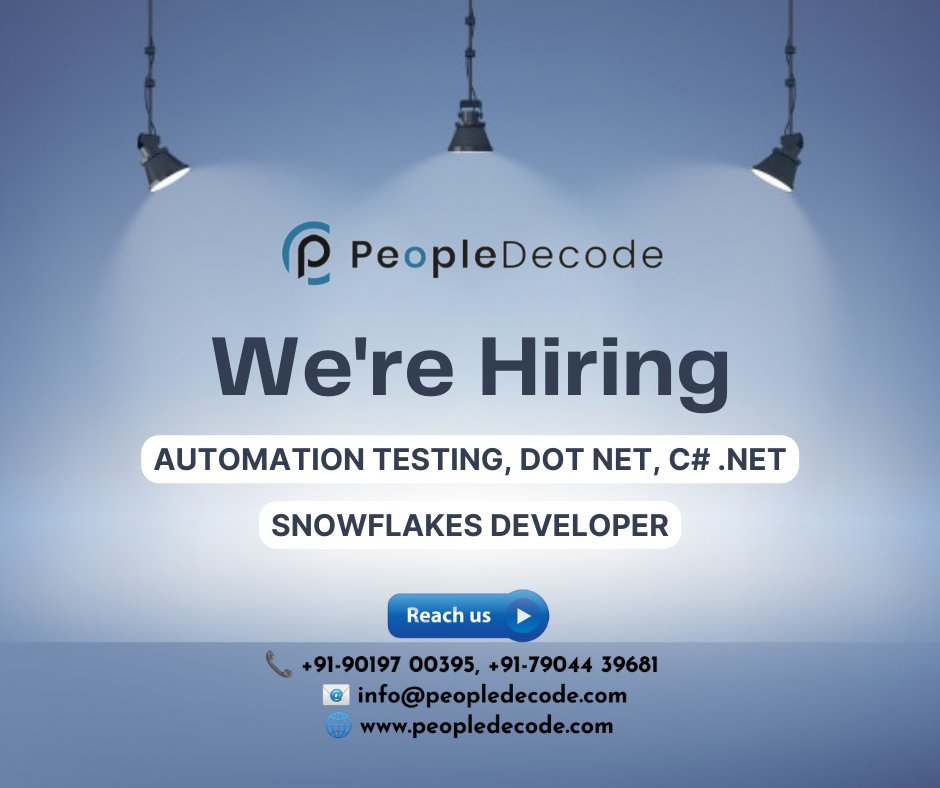 peopledecode's tweet photo. #ithiring #automation #hiringnow
#job #candidate #candidates #jobhiring #jobsinindia #businesshiring #india #qualitycandidate #hiring #hiringnow #hiringexpert #nowhiring #linkedin #linkedinconnection #lookingforcandidates #lookingforjob #businessconsultingservices #consultants https://t.co/S49RJVCElv