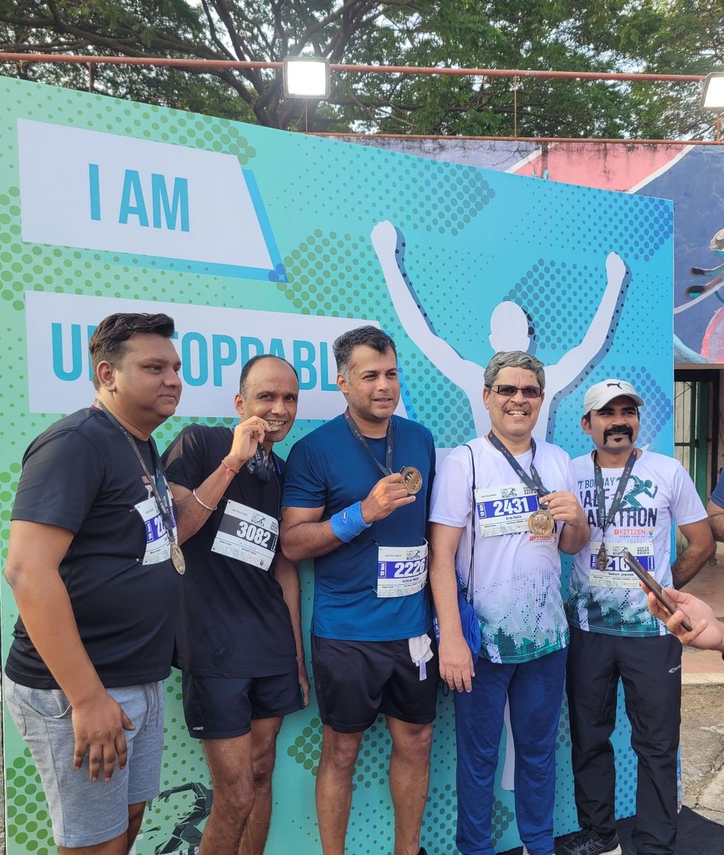 "Tough runs don't last, Tough Runners do"
Glimpse of our MD &amp; CEO, Mr. <a href="/arun_raste/">Arun raste</a>  with NCDEX &amp; NERL representatives attending the Half Marathon conducted by <a href="/iitbombay/">IIT Bombay</a> (Powai) on October 30, 2022.
<a href="/nerl_repository/">NeRL</a>  <a href="/NICR_INDIA/">NCDEX Institute of Commodity Markets and Research</a>  <a href="/NCDEXeMarkets/">NCDEX eMarkets Ltd.</a>