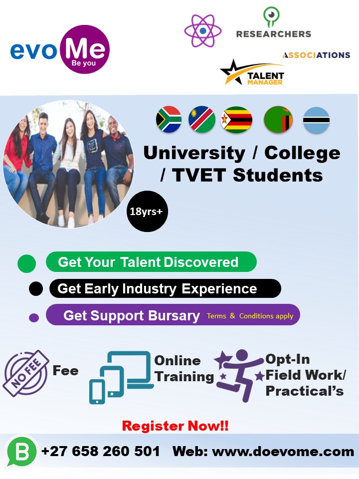 SaStarmark's tweet photo. University, College and TVET Colleges take advantage. https://t.co/ytusfPa1cq https://t.co/KUlAc8T0CX