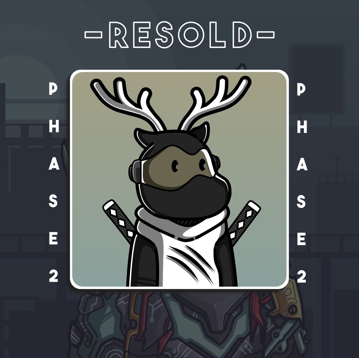 BOOM! RESOLD 💣

⏭ Doodledeers #24 
@ryuureiji ⏩ <a href="/PolyCatsClub/">PolyCats NFT 🐈 // Phase 1 Ended! 🙀</a>
⏭ Thank you and congrats to the new owner
⏭ Hope you like it fam! ❤

#NFTCommunitys #DeltaXNFT