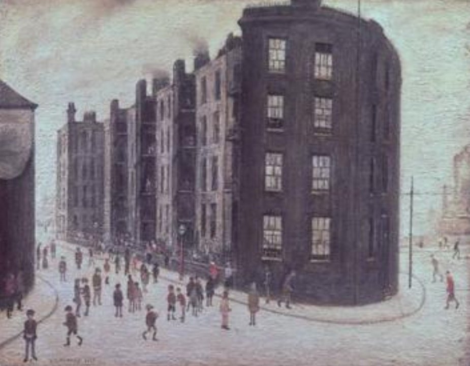 Born #OTD 1887 #Stretford lad Laurence Stephen #Lowry RBA RA (d1976) #artist. His drawings &amp; paintings mainly depict #Pendlebury, #LANCASHIRE (where he lived for <40yrs) as well as the #Salford area &amp; #northern #England.
<a href="/The_Lowry/">Lowry</a> contains many of his works -Well worth a visit🎨