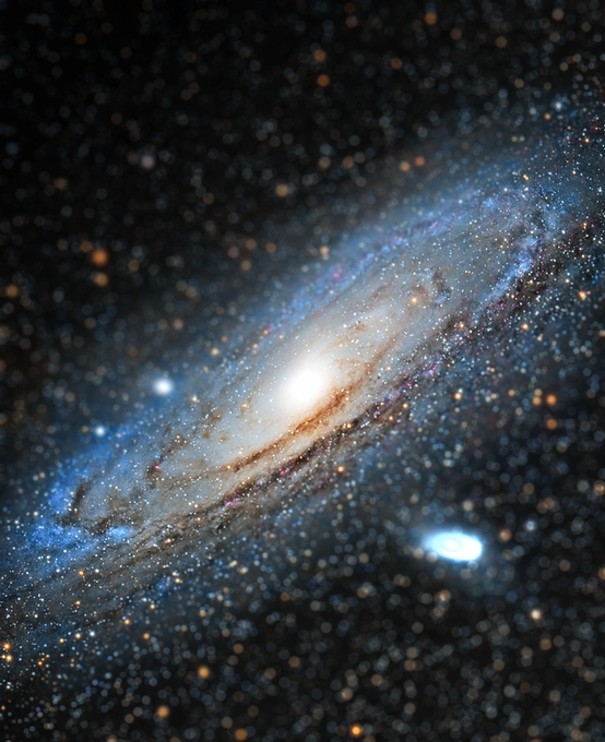 The Andromeda galaxy close 
NASA
More: cutt.ly/HEdW8gS