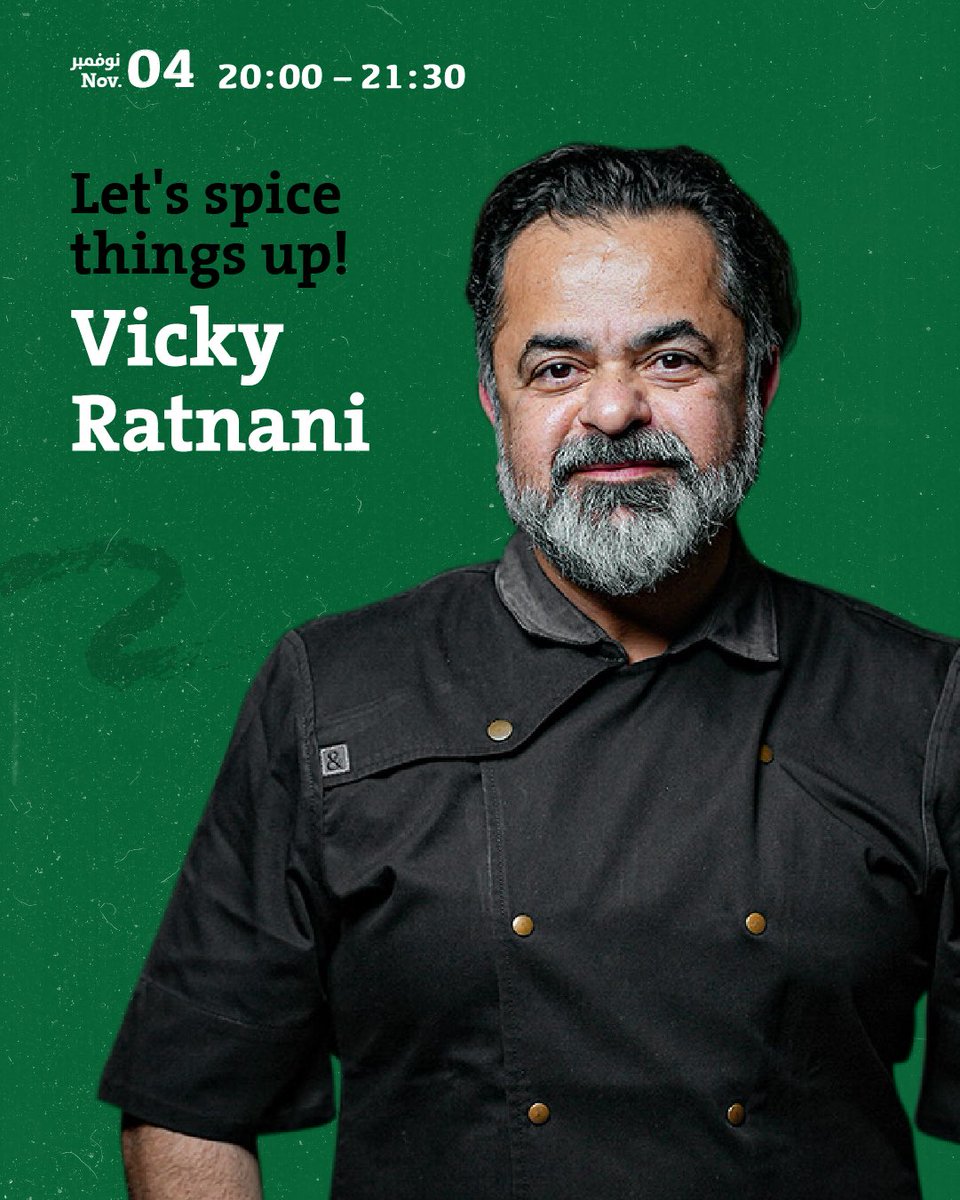 Open up ‘vickypedia’ and let’s get cooking!⠀ ⠀ Vicky Ratnani is a famous Indian chef whose recipes have been featured on multiple television shows. He’ll be cooking up a storm at SIBF, so don’t miss him!⠀ ⠀ @VickyRatnani #Shj #UAE #SBA #Reading #books #SIBF22