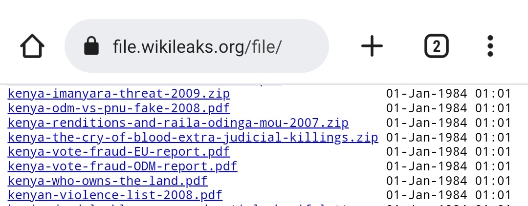 Wikileaks have dumped all their files online. You can read some files about Kenya here file.wikileaks.org/file/