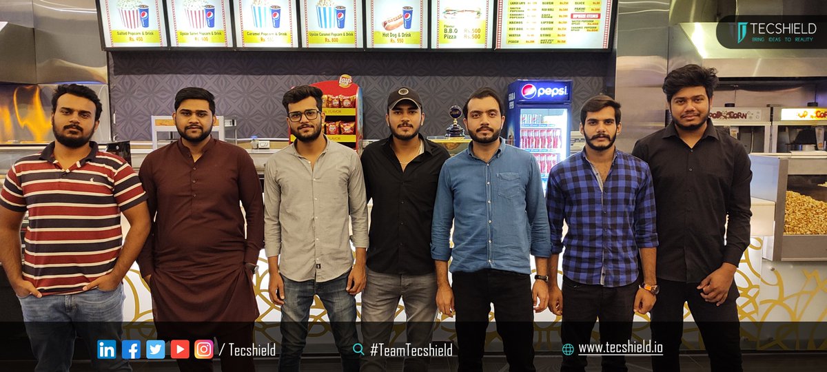 TecshieldO's tweet photo. (1/1)
Nothing is better to kick off workload stress than a little office day out!
#TeamTecshield went for a movie night #MaulaJatt2022 followed by a dinner at #Burgerlab 🍽🎥
#tecshield #teamtecshield #motivation #teamwork #officedinner #movienight #officefun #gamedevelopment https://t.co/pKkQp2M6fP