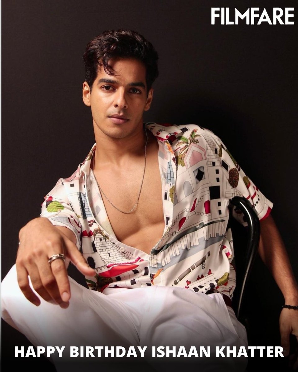 Wishing this bundle of talent -#IshaanKhatter a very happy birthday! May you continue to soar higher and achieve greater heights of success in many more years to come! 🌟🎂