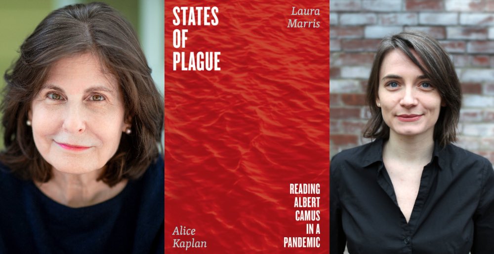 AKaplanWriter's tweet photo. 📌 @lauramarris and Alice are expecting you on Friday at the @SemCoopProject  to present you their newly published essay "States of Plague : Reading Albert Camus in a Pandemic" (@UChicagoPress). 

See you there ? 👉 https://t.co/1FmNwGSPci https://t.co/ppyP3z9lZJ