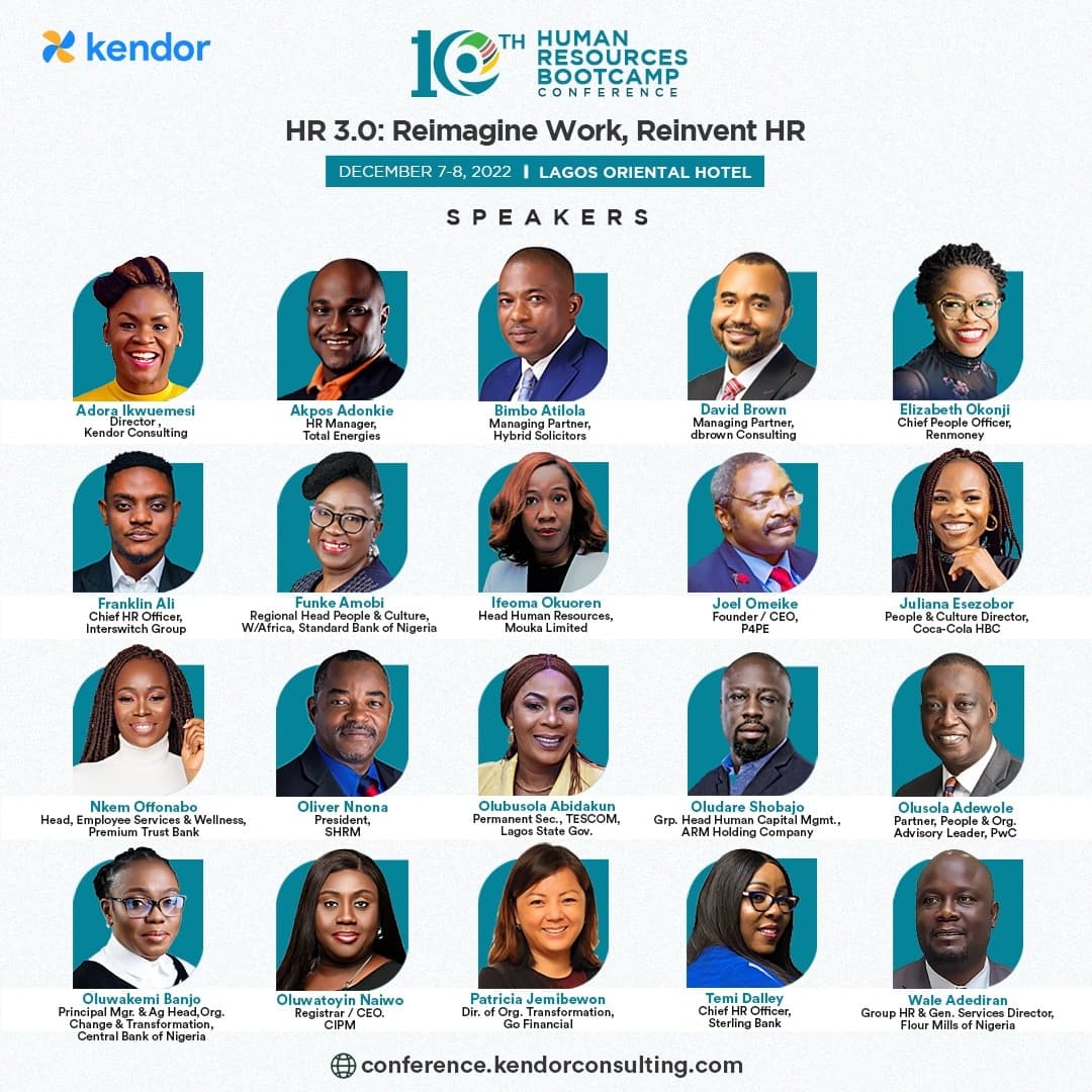 KendorConsultin's tweet image. Meet our seasoned speakers and experts.

Be a part of the conversation shaping the HR industry. Let&apos;s reimagine work and reinvent HR together.

Register now at conference.kendorconsulting.com.

#10thHRbootcampConference
#HRbootcampconference
#HR3 
#Reimagine 
#Reskill #Reinvent
