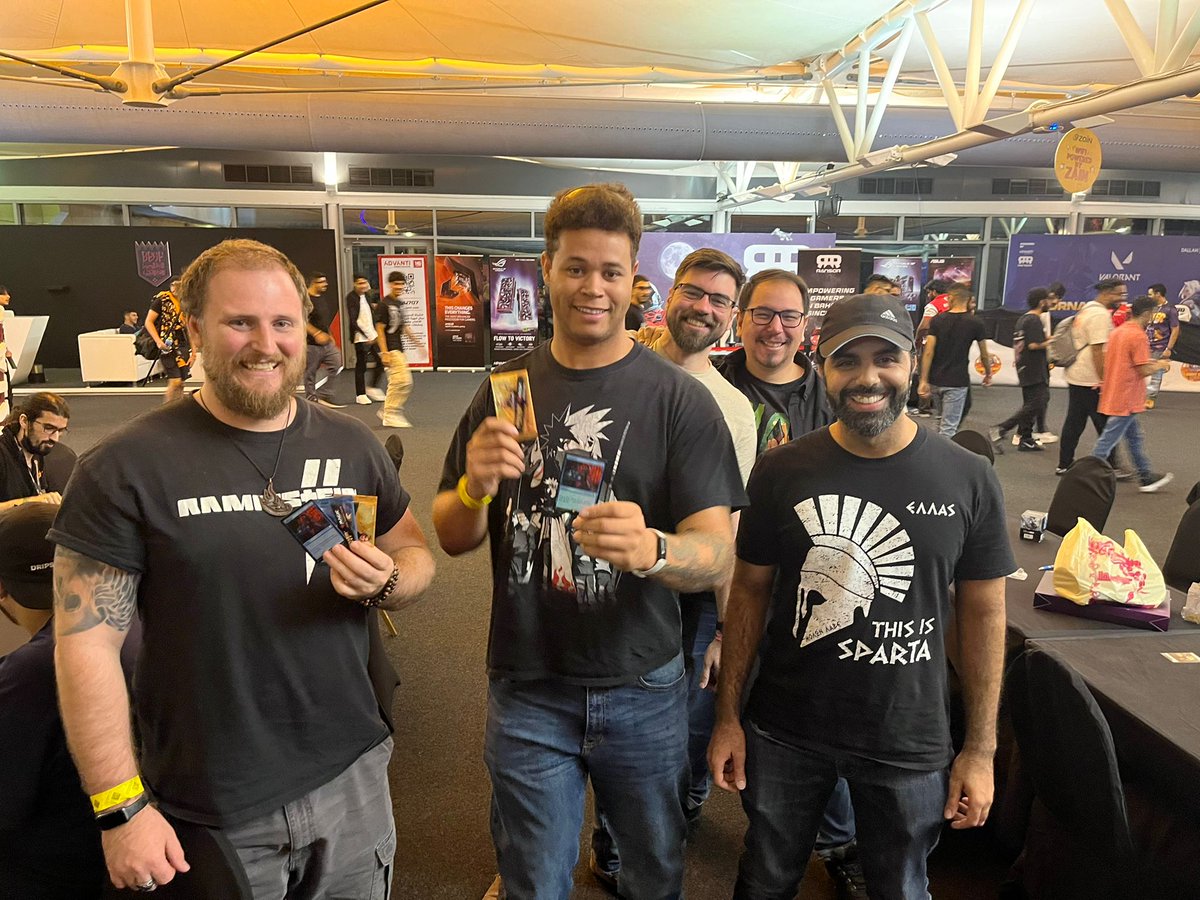 Howayte's tweet image. We had an awesome day at #BahrainComicCon with the #digimontcg #YuGiOhTCG and #MTG Communities in #Bahrain