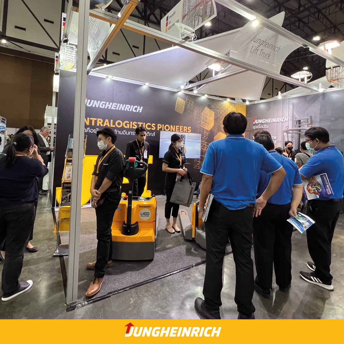 JungheinrichTH's tweet image. ผ่านไปแล้วกับงาน 𝗟𝗼𝗴𝗶𝗠𝗔𝗧 | 𝗜𝗻𝘁𝗲𝗹𝗹𝗶𝗴𝗲𝗻𝘁 𝗪𝗮𝗿𝗲𝗵𝗼𝘂𝘀𝗲 𝟮𝟬𝟮𝟮
ในวันที่ 26 - 28 ตุลาคม 2565 ที่ impact exhibition hall 5, German&apos;s Pavillion
ขอบคุณทุกท่านที่ให้ความสนใจเข้าชมงาน และพบกันใหม่ในโอกาสถัดไป

#LogiMAT2022 #JungheinrichThailand #Warehouse