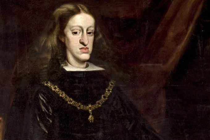 Dario_Madrid_F's tweet photo. Hoy hace 322 años, 1 de noviembre de 1700, fallecía en Madrid el rey Carlos II, el último de la dinastía de los Austrias. Se nos ha presentado como el rey "hechizado", "decadente". Falso. Lo único cierto que nos cuentan que su falta de descendencia nos trajo a los Borbón. (Sigue) https://t.co/TNrz8LWf8G