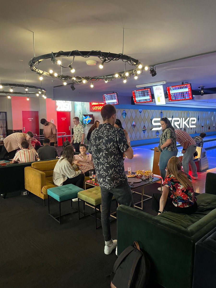 MediaPrecinct's tweet photo. Today, TMP said 'Nup To The Cup'. Instead of watching the Melbourne Cup, we headed out of the office to play a game of bowling to support @nup_cup. While others were placing bets, we all only had one goal in mind - to knock over all 10 pins 🎳 
#NupToTheCup https://t.co/FKx7wIA49z