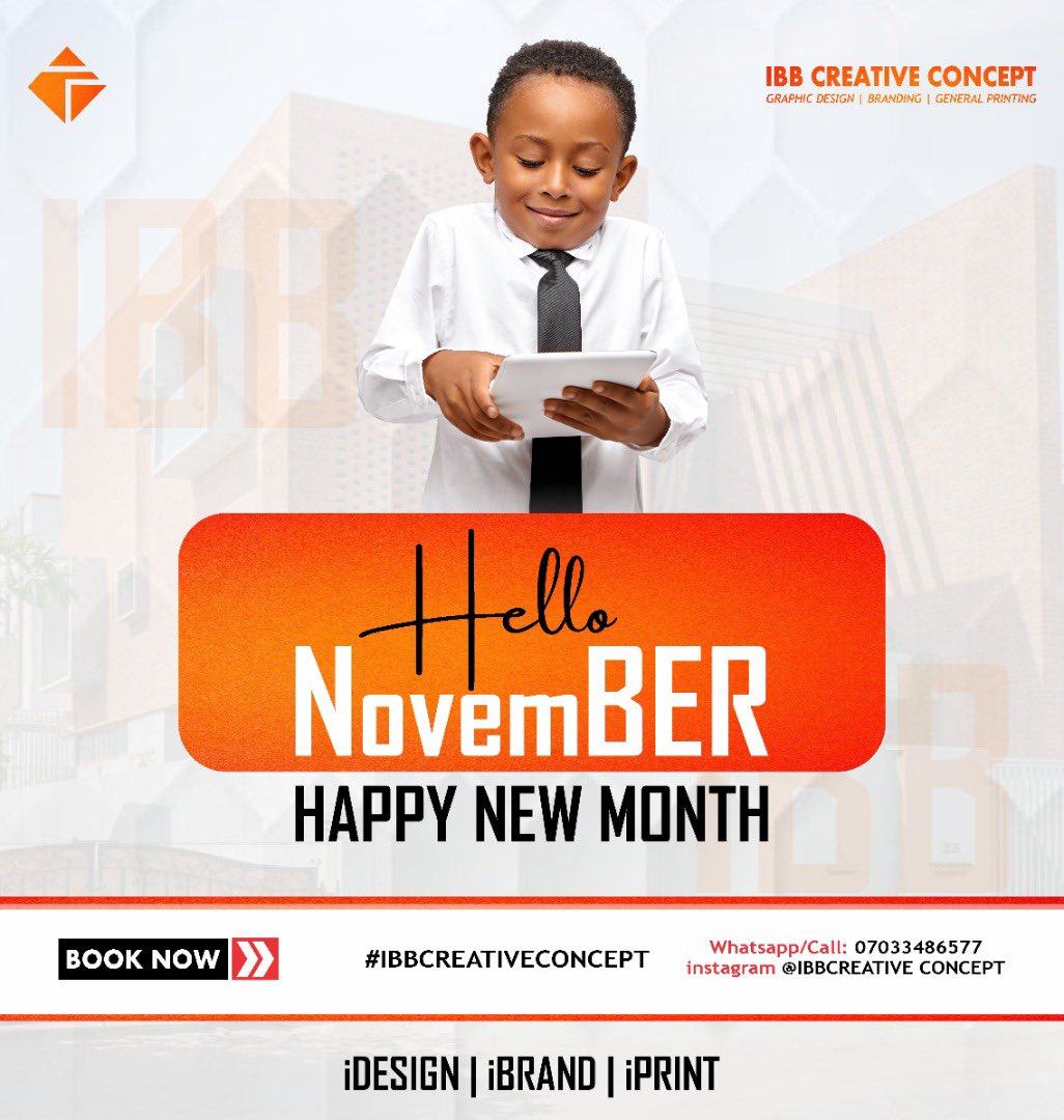 Basheer_Ib's tweet photo. Happy New Month of November!!! Available for your Graphic Design | Branding |General Printing 

#November #generalprinting #GraphicDesigner #branding #HappyNewMonth https://t.co/4pgPpoDYhV
