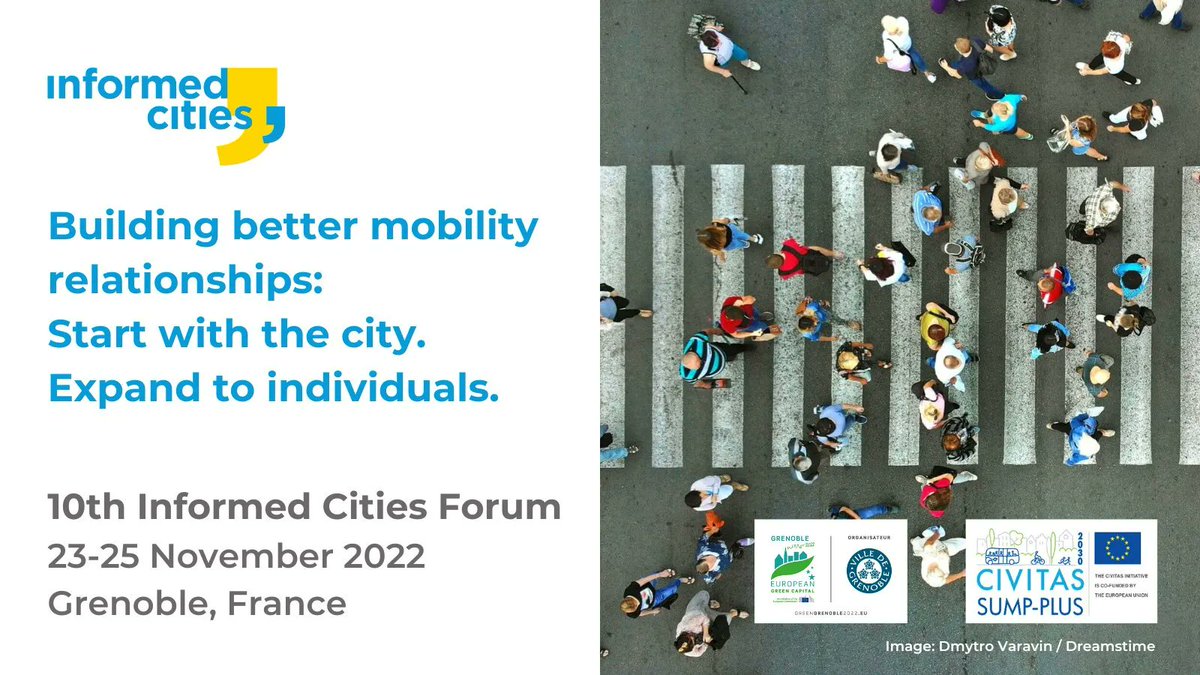 ICLEI Sustainable Mobility (@ecomobility_) on Twitter photo Be part of the movement towards #SustainableMobility by joining us at the 10th <a href="/InformedCities_/">ReHousIn on @InformedCities</a> Forum in <a href="/GreenGrenoble22/">🌱 Grenoble, European Green Capital 2022 🇪🇺</a>!
Sign up: bit.ly/3Vk5Tcc Be part of the movement towards #SustainableMobility by joining us at the 10th <a href="/InformedCities_/">ReHousIn on @InformedCities</a> Forum in <a href="/GreenGrenoble22/">🌱 Grenoble, European Green Capital 2022 🇪🇺</a>!
Sign up: bit.ly/3Vk5Tcc