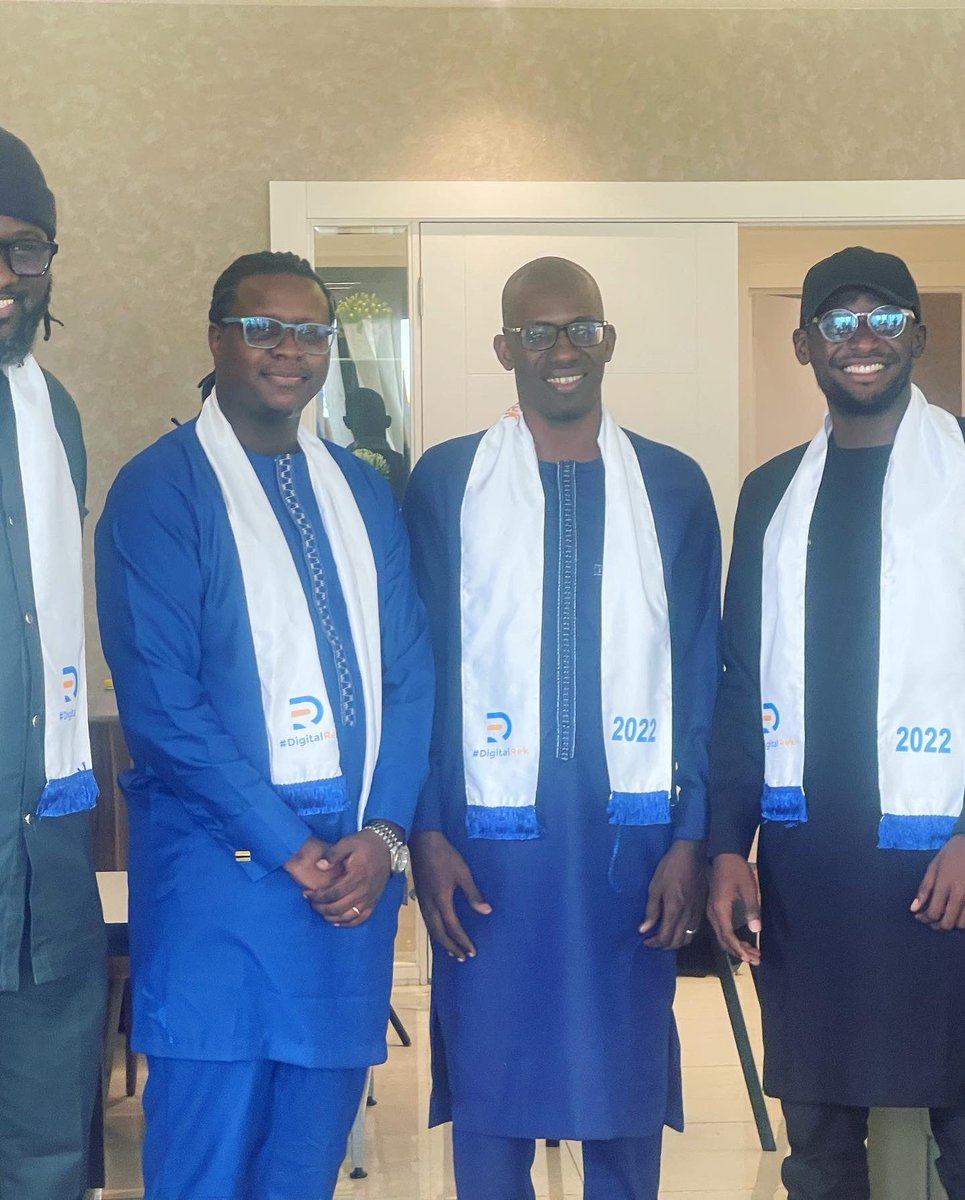 Retour en image #Digitalrek certification, 
Une formation bien intense et très bénéfique sur le #Digital. 

Merci à toute l’équipe particulièrement à l’initiateur <a href="/Publicheikh/">Cheikh Bamba Ndao</a>.

Maintenant le travail commence 
Avec <a href="/ousthiongane/">Ousmane Thiongane</a> <a href="/mountcisse/">Mountaga Cissé</a> <a href="/azerty1/">Jean Fill</a> <a href="/cheikhfall/">cheikh  fall</a> 
#aramanevoice