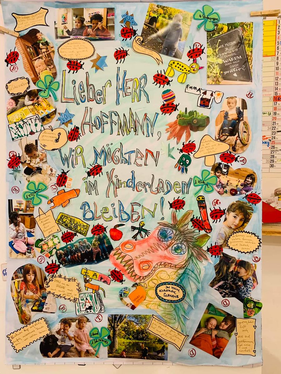 bizimkiez's tweet photo. Immer noch haben #Kitas Gewerbemietverträge &amp; so keine Mieterrechte. @KinderladenA hat sich erfolgreich gegen krasse Mietsteigerung gewehrt, aber kann mit kurzer Vertragslaufzeit nicht planen, keine Kinder mehr aufnehmen. #gehtsnoch?! ✊🏾Protest mit #Kiezdrache 🐉&amp; Laternen 19.11. https://t.co/35NYlgxEcO
