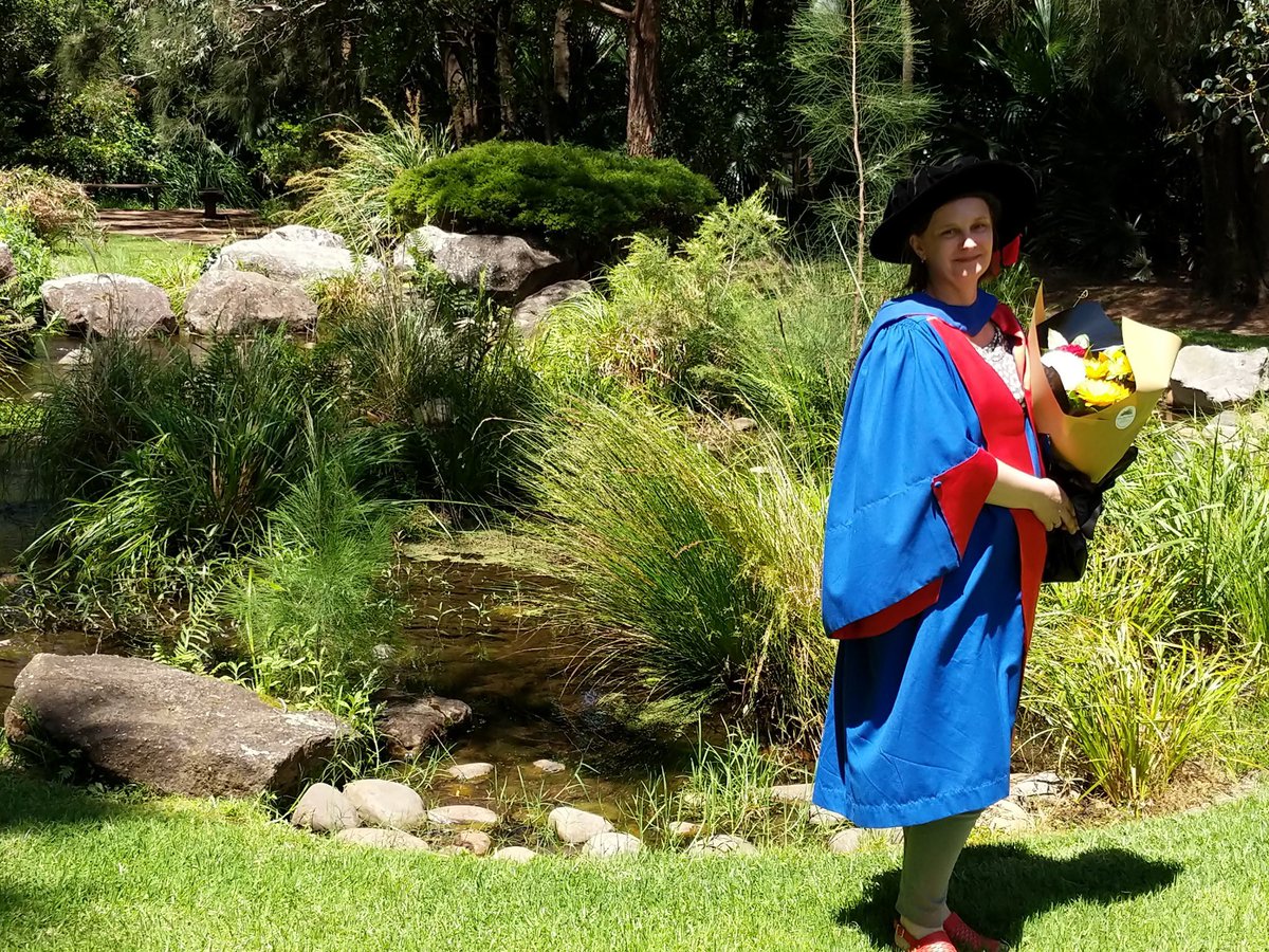 My turn to wear the cap and gown today that marks the end of my #phd journey <a href="/uow/">UOW</a>. Now ready for the next challenge whatever it may be!