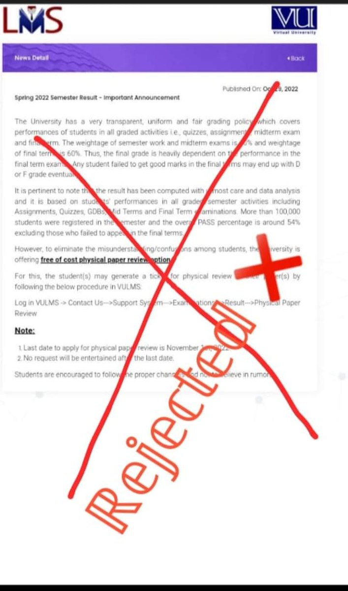 malik_alfah68's tweet photo. #WeRejectVUResult2022 
stand for ur better future https://t.co/kIPaL9vdKD