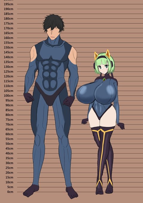 「マスター」との体格差比較

男184㎝
ミシロ145㎝ 