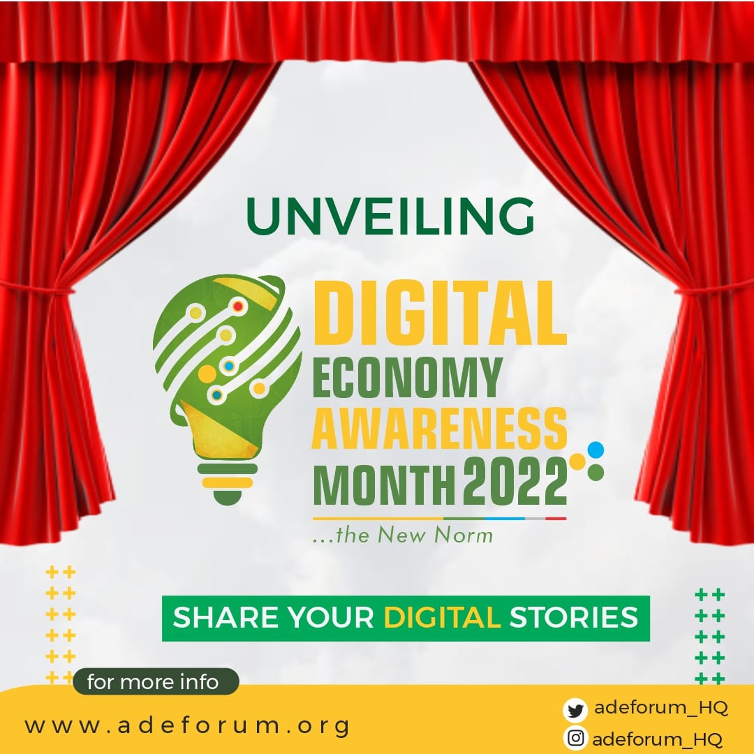 Naphtal's tweet photo. The month of November is declared "Digital Economy Awareness Month" by @Adeforum_HQ 

Follow @Adeforum_HQ for more details https://t.co/6lSteawc1J