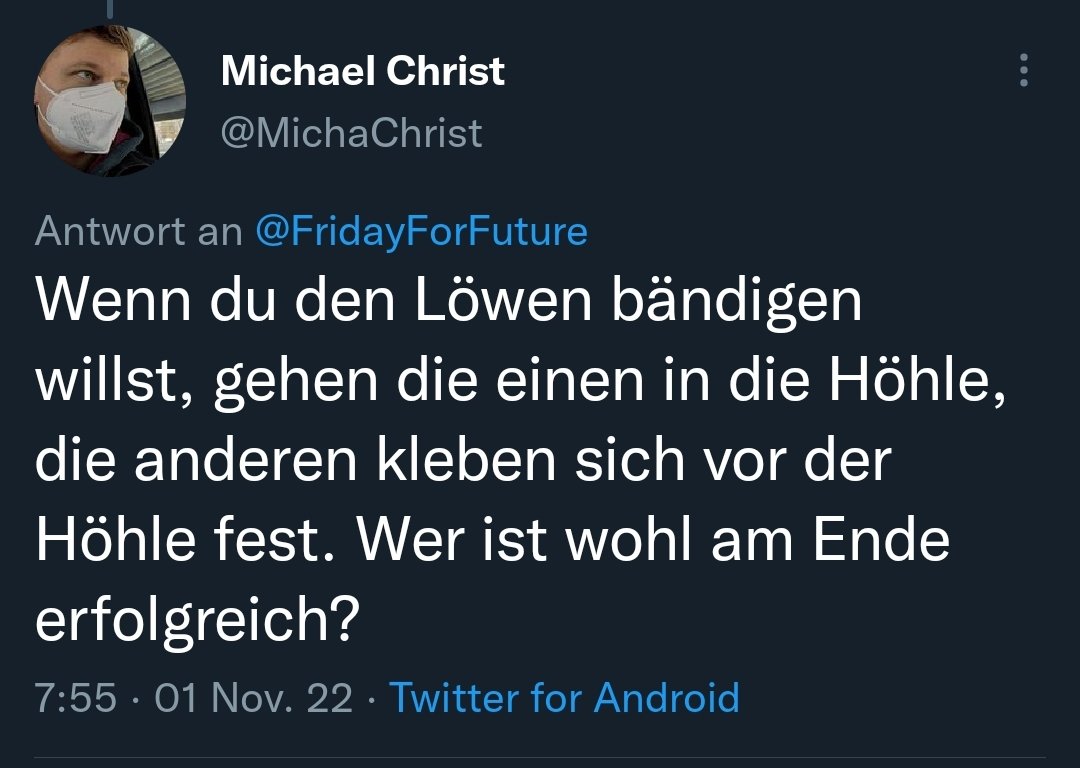 Es ist so super traurig ich glaube er glaubt das
