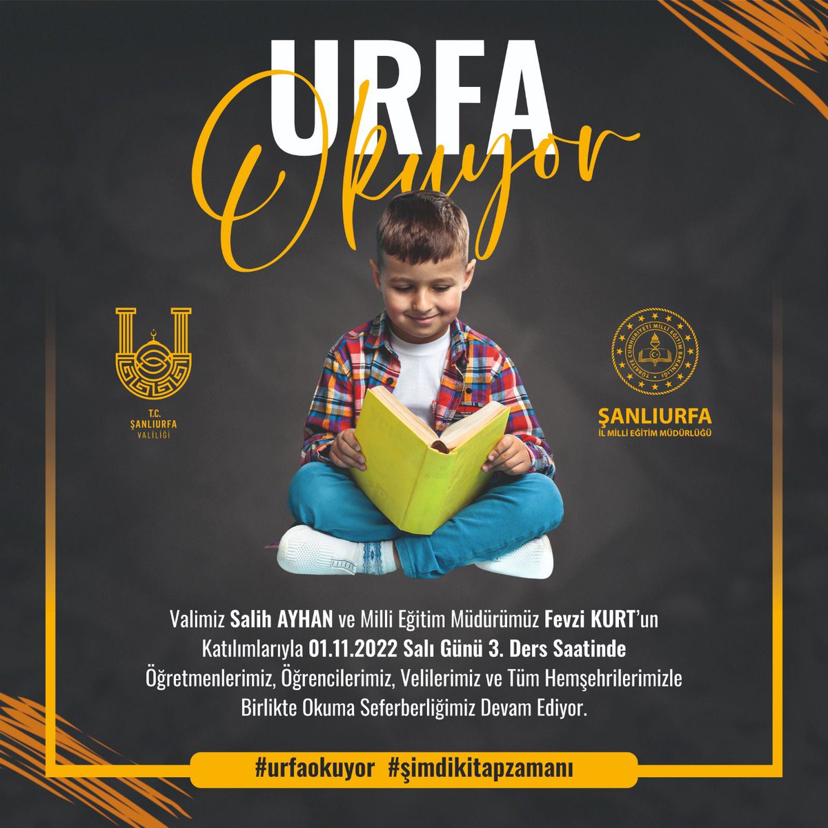 #urfaokuyor 
<a href="/sanliurfammem63/">Şanlıurfa İl Milli Eğitim Müdürlüğü</a> <a href="/Hilvan_MEM/">Hilvan İlçe Milli Eğitim Müdürlüğü</a> @SinanATES_63