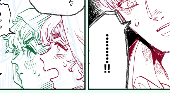 クソみたいに飽きっぽいからずっと線を描くということにうんざりしてるんだけど(漫画に向いていない)
レイヤー分けした線画の判別のために色を付けたら「キレイ～✨」と思ってちょっと紛れたので、アホで良かった～と思っている 