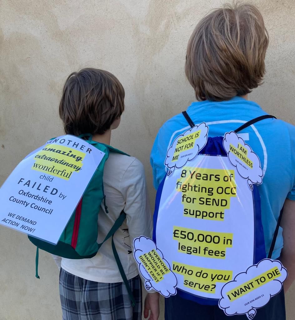 ClaireElMouden's tweet photo. @BBCOxford my lawyer had to send letters just to get Oxfordshire to respond to an EMAIL. Such a waste of money!! There’s a culture of unlawful behaviour at the Council and an attitude that parents are adversaries. It must end. #EnoughIsEnough #sendprotest #oxfordshire #ehcp https://t.co/ghUT8T3I7m