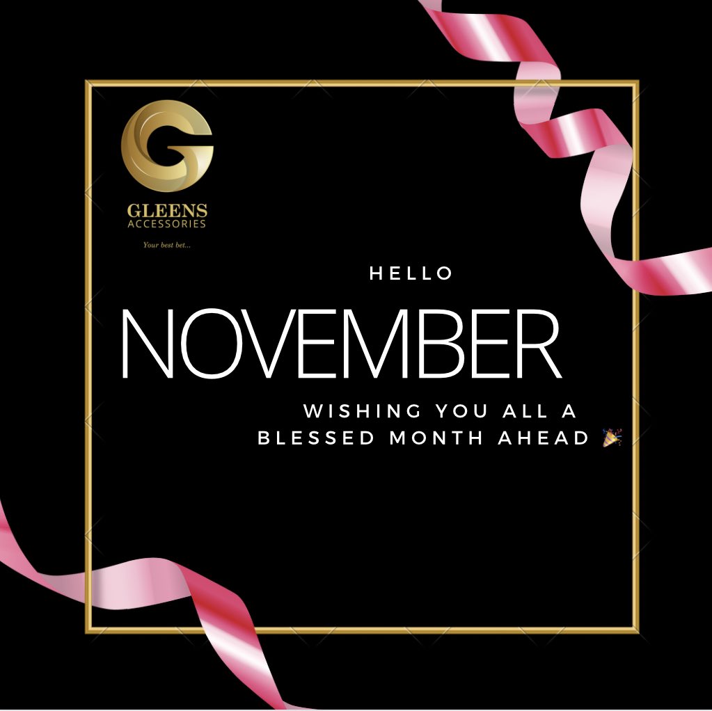 Gleensaccessory's tweet photo. Happy New Month to our dear Customers 🎉 https://t.co/HPaVP3YFC6