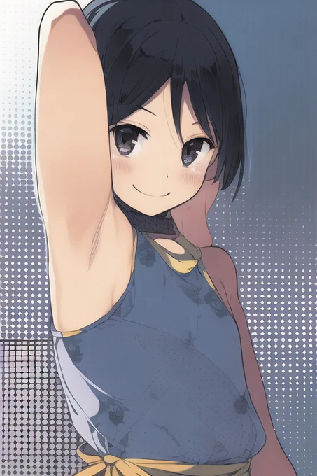 Scaleを"5"、サンプラーをddimにして回してみたら、無防備な娘さんがわんさか出てきた\(^o^)/