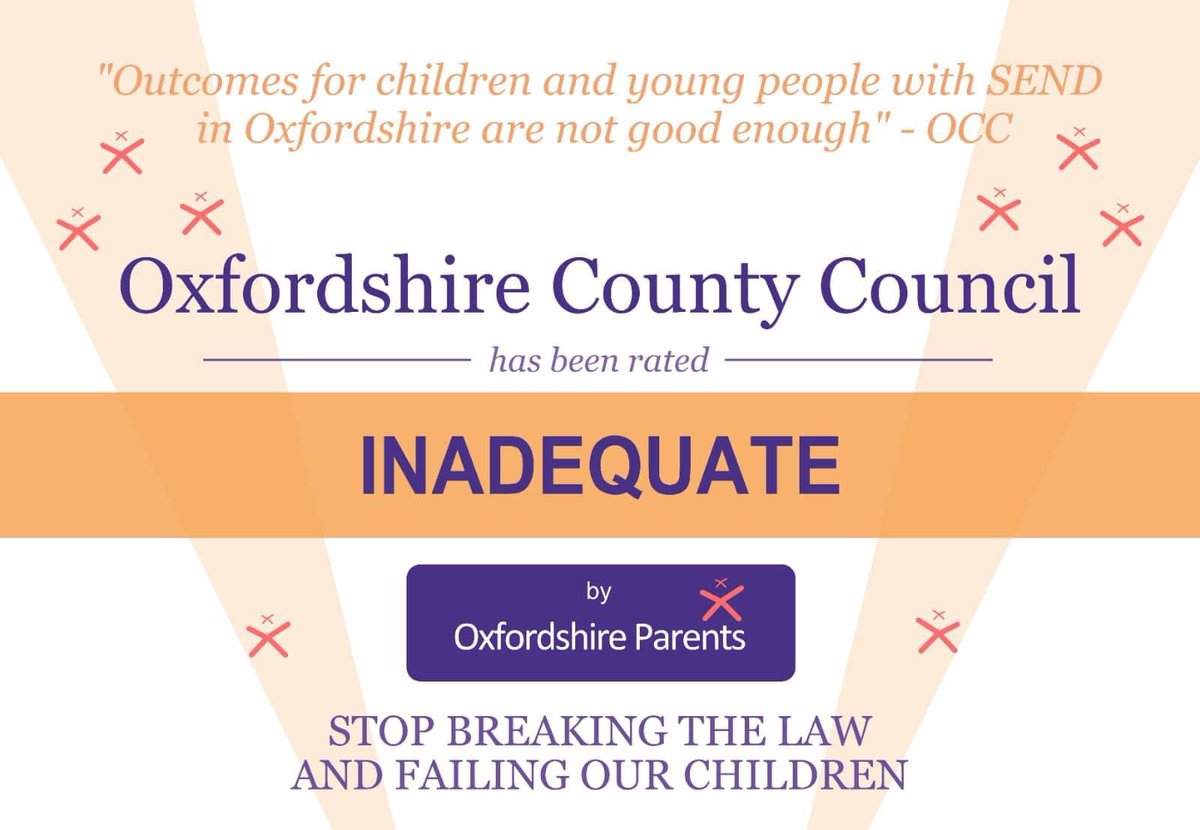 AnnaLaw64430068's tweet photo. Protest against @OxfordshireCC this morning for failing SEND families #EducationNotDiscrimination #SENDProtest #GhostedNotGhosts https://t.co/Y318hTmRnC