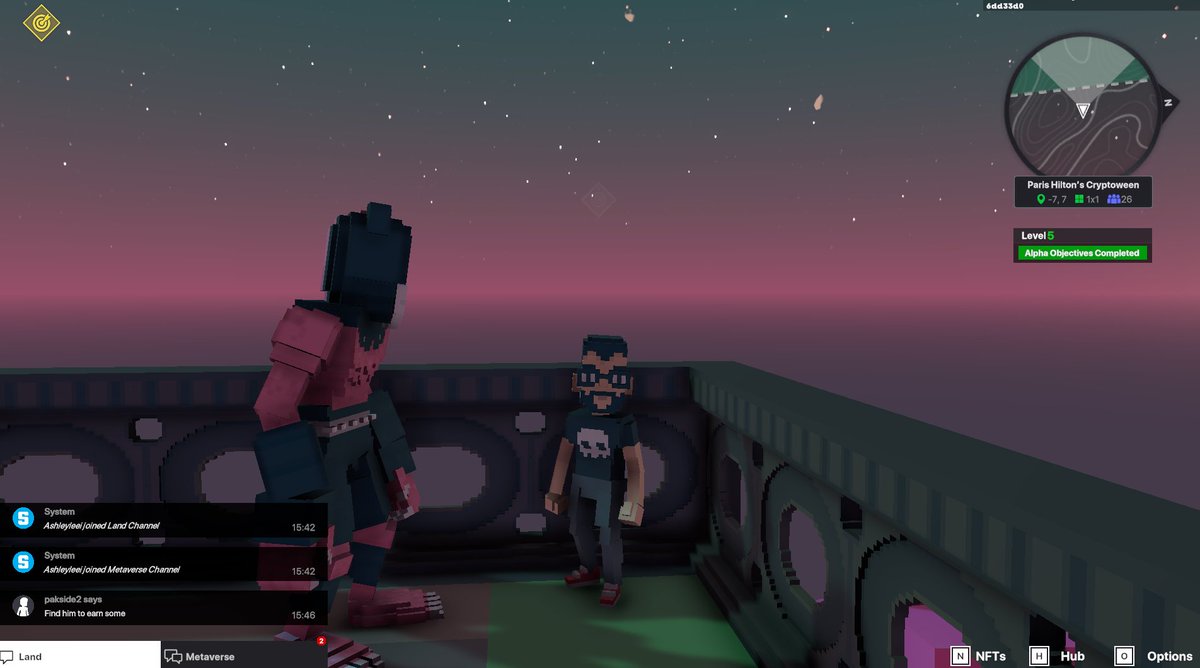 hussein97m's tweet photo. @TheSandboxGame I just participated in the Paris Hilton  #Cryptoween Event. I found Grralh check out my screenshot below!
🎃👇
is he gonna eat me lol https://t.co/eRhnMY6HpT