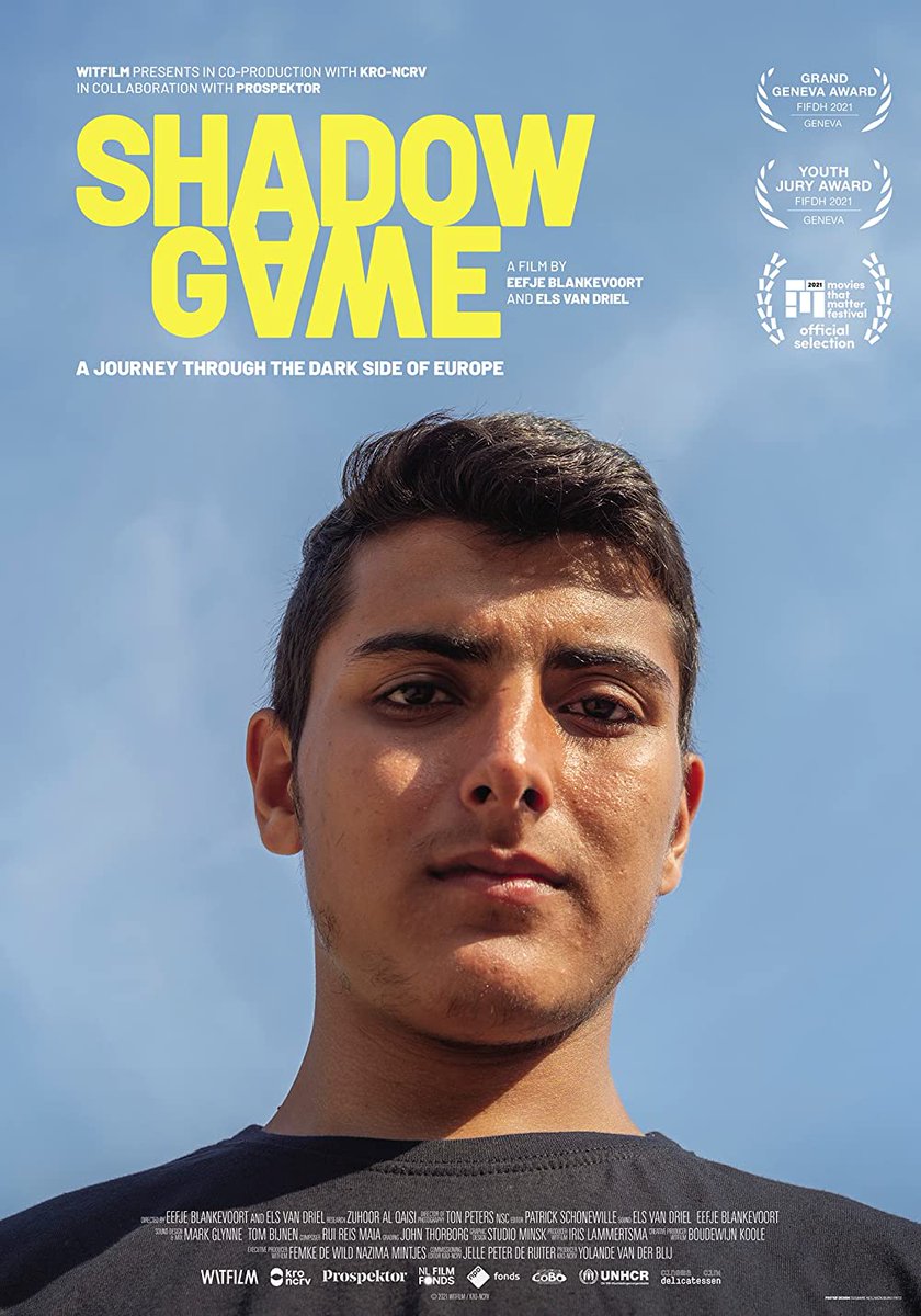 #Bordercinema #borderstudies

📍 Shadow Game

🎥<a href="/eblankevoort/">eefje blankevoort</a> &amp; <a href="/elsjevD/">Els van Driel</a> 

🗓️ 2021

The film is a journey through the dark side of Europe's #borders with teenage #refugees as our guides. Stories of hardship and exploitation, but also of endurance, warmth, and the human spirit.