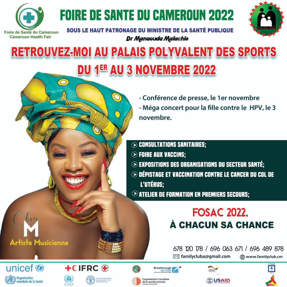 DraimeMbonda's tweet photo. Si vous êtes à yaounde, Rejoignez nous avec #MinsanteCMR #UNICEF #USAID @CroixRougeCam à la foire de santé du 1er au 3 nov pour bénéficier de différents soins et services sanitaires gratuits. https://t.co/ZlsqU7hUVA