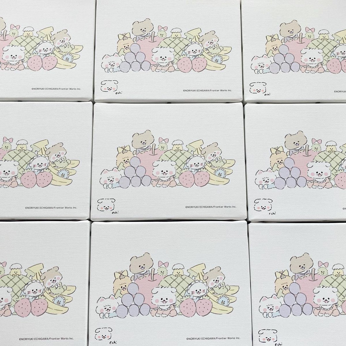 東京駅で開催中のポップアップショップでは、恒例のイラストサイン入りのキャンバスボードを販売しています✏️
耳たれベビーほわころを多めに描いてあります🍼
今回はサイン会を開催できないので、もし良かったらこちらをぜひ◎
(数量限定なので、もし売り切れてしまっていたらすみません…🙇🏻♂️)