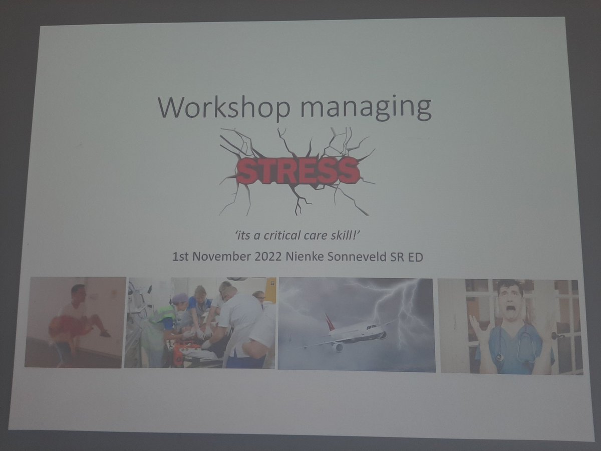 Managing your own acute stress is a critical care skill to master. You teach best what you need to learn the most. #humanfactors #seh #crm