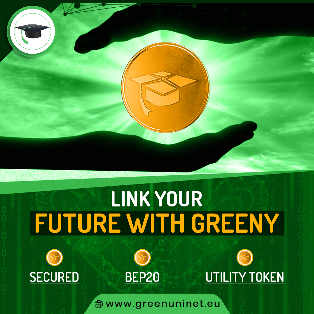 ✅Link you #future with #GREENY

Invest now:👉 greenuninet.eu/sale/
.
.
.
.
#greenuninetwork #bep20 #utilitytoken #cryptocurrency #cryptoinvesting #publicsale #tokensale #crypto #cryptoinvestors #cryptomarket
