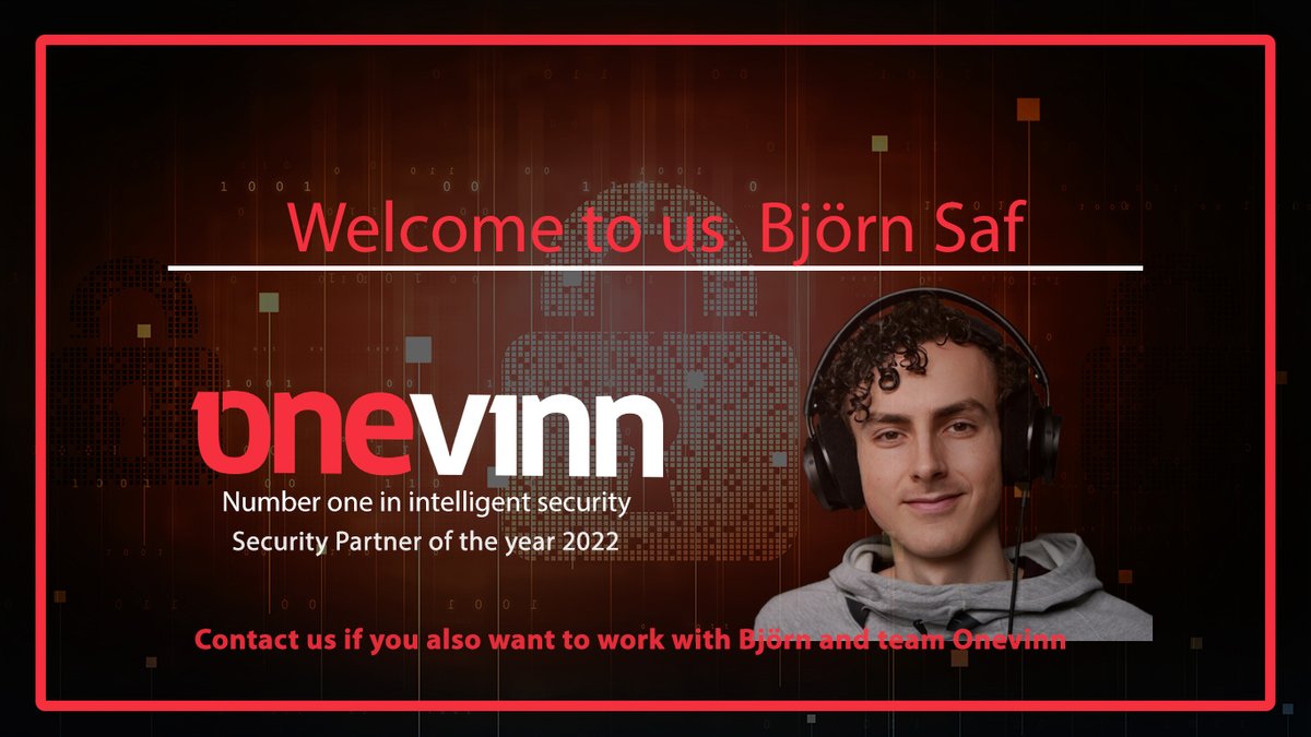 Our Secure Identity team is growing and we are proud to announce our new colleague Björn Saf who is joining the team! Read the interview below.

blog.onevinn.com/welcome-bjorn

#weareonevinn #cybersecurity #onevinn