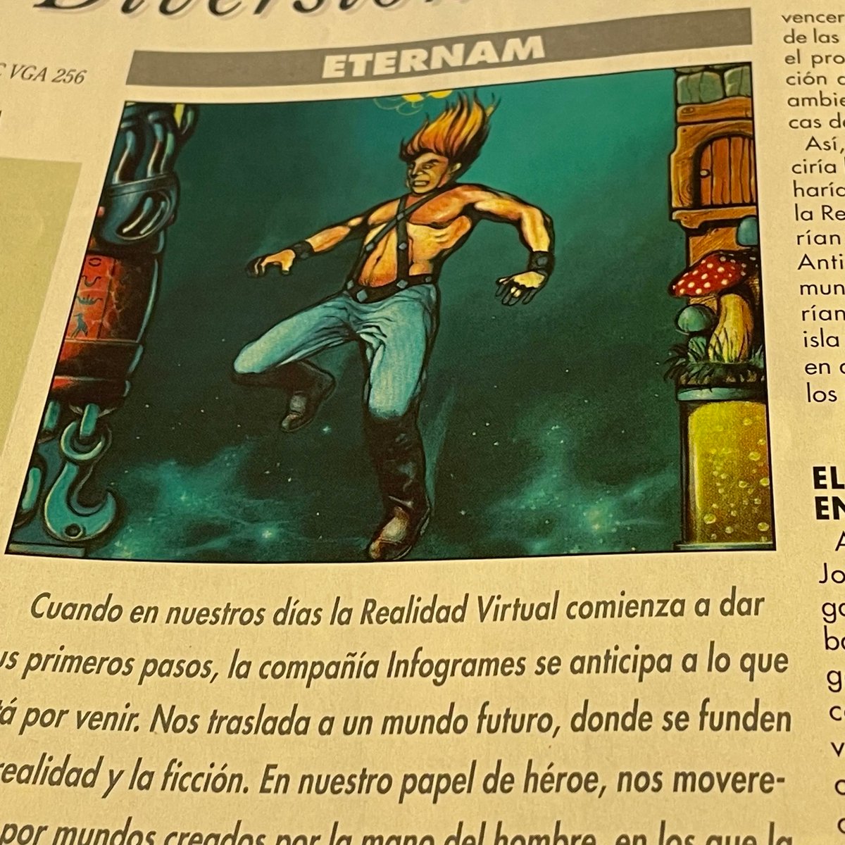 NFTsdePapel's tweet photo. PC Manía (1991)
#retrogaming #eternam #vr https://t.co/3dK0GNeIfX