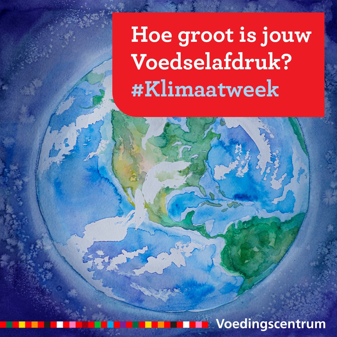 Weet jij hoe groot de milieu-impact van je eetpatroon is? Doe de Voedselafdruk en ontdek hoe je duurzamer kunt eten.  Je vindt 'm hier: bit.ly/3eMN3Eu

#klimaatweek #nationaleklimaatweek