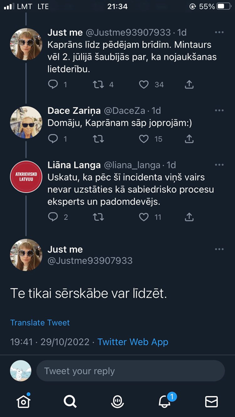 Mkaprans's tweet photo. Esmu @Valsts_policija nosūtījis iesniegumu, kurā lūdzu rosināt resorisko pārbaudi, lai noskaidrotu, vai nav nepieciešama kriminālprocesa uzsākšana. Savā iesniegumā esmu arī ieskicējis kopš Ulmaņlaikiem īstenoto tiesu praksi attiecībā uz sērskābi kā draudu līdzekli. https://t.co/pZEpjAXU0u