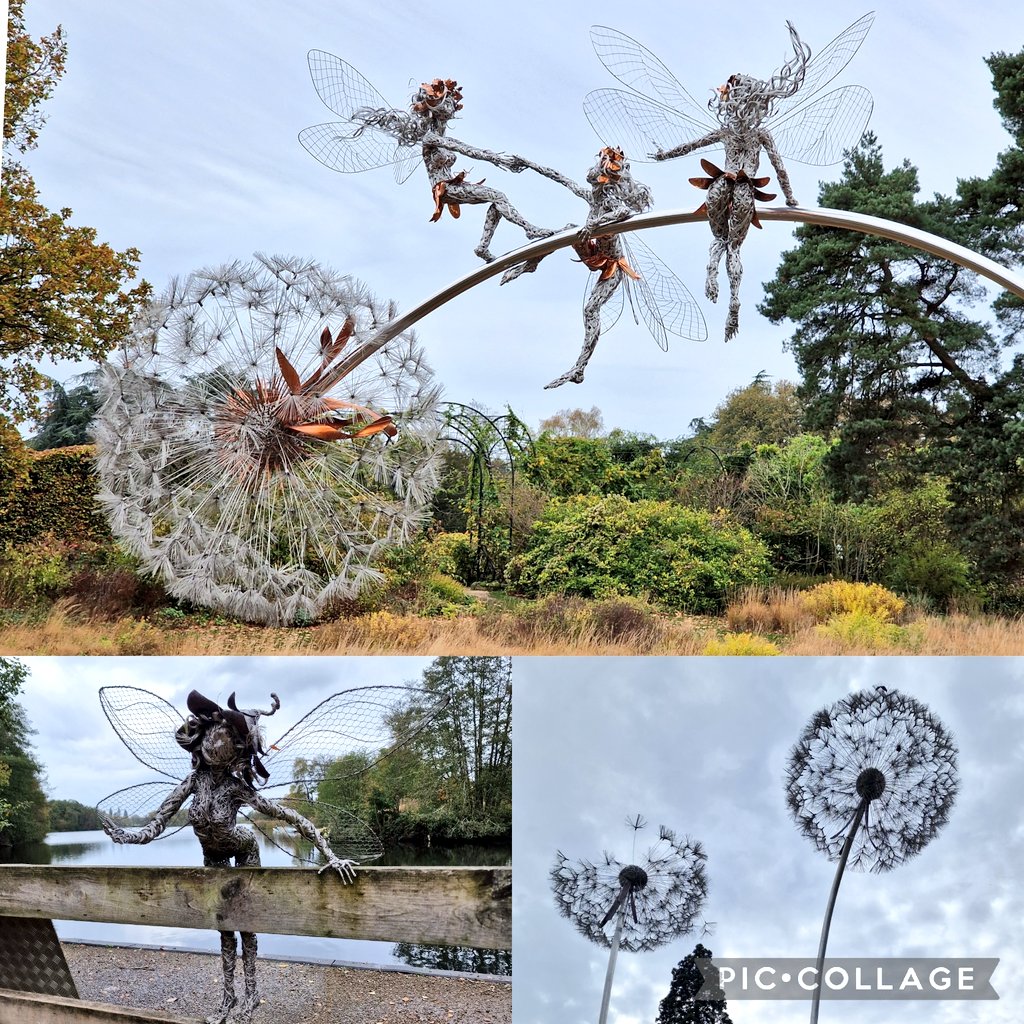 ShadowEerie's tweet photo. Happy Tuesday!  Here are the fairies of Trentham Gardens.  Have a wonderful day 🤩
#TrenthamGardens #daytrip #fairies #walking #sculptures https://t.co/tZRVGVFcjx