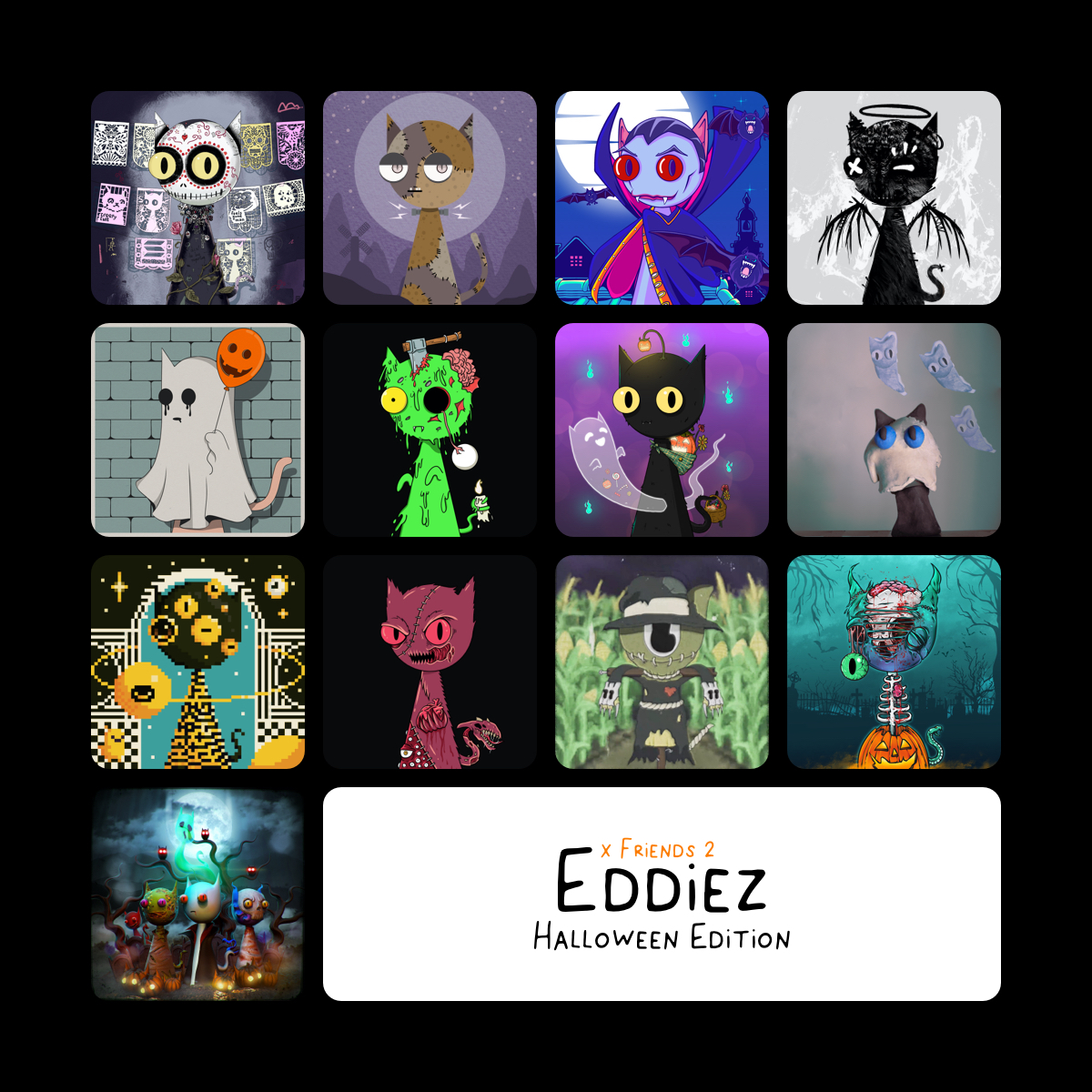ImNotWordy's tweet photo. SOLD OUT 🥳🔥👻

Thank you to all the artists @seimancer @fauzanbunz @lolmbrill @manggala_art @duckzzyog @artfannft @sventuravntr @Feriblablabla @kodool_ @Pozer___ @erarasendriya @darkartofmiller @siriuscrocodile 

And to all the bidders / winners 🖤🖤🖤 https://t.co/QG0QWducsu