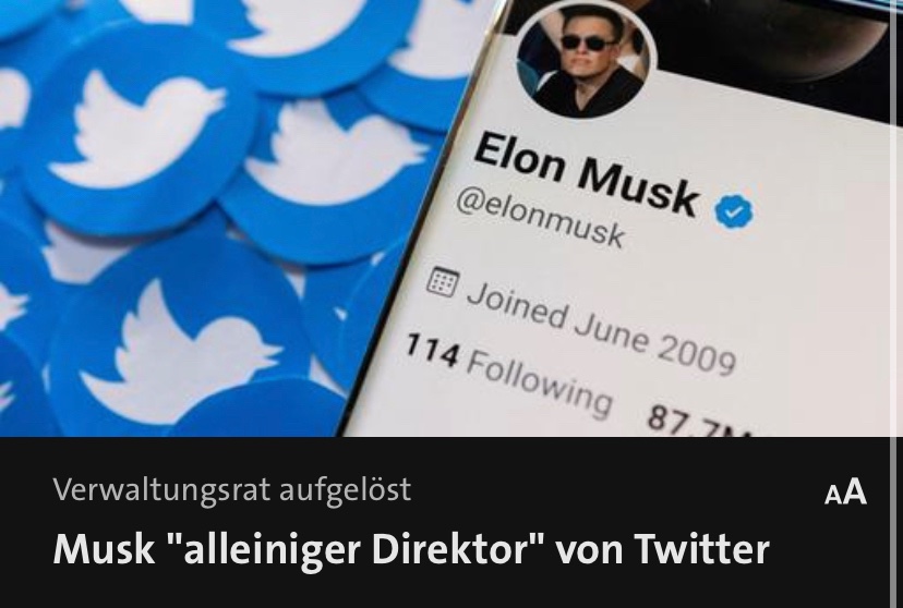 Ich habe einfach „Diktator“ gelesen.