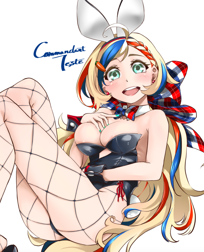 今年描いたバニー艦娘...すくなっ 