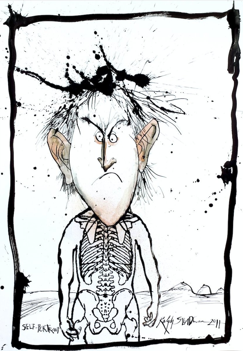 🎁MINI COMPETITION🎁
How do you say "Bah-Humbug!" ☹️ in Halloween 🎃? Best answer gets a Vintage Dr Gonzo pin badge!

Happy #November everyone!

#selfportrait #blotmastergeneral #gonzo #ralphsteadman