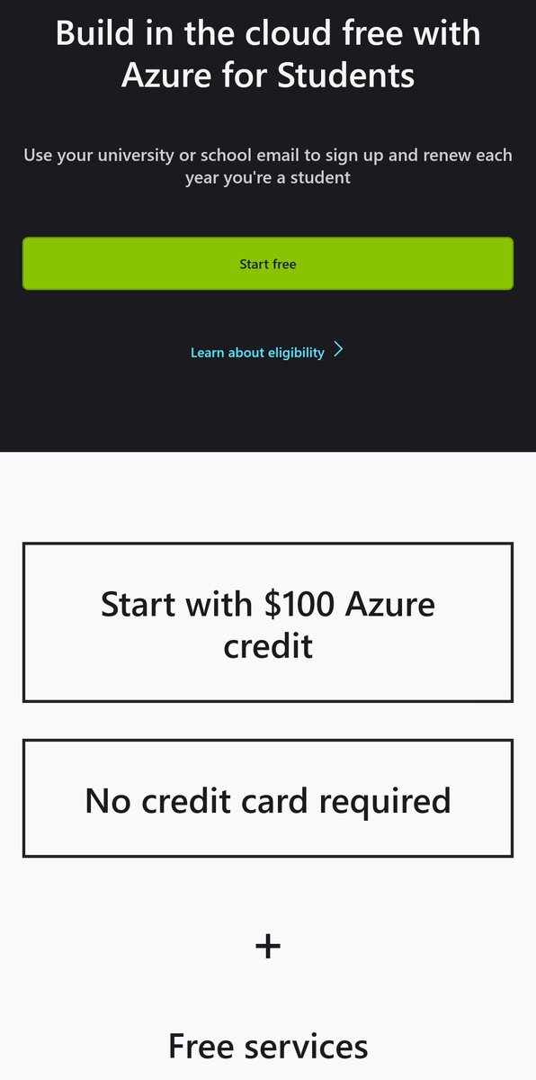 lee_stott's tweet image. #AzureforStudents.. FREE cloud services with $100 of credit! This service has been developed for Students World Wide who are studying at College and University! 

Activate now using your student academic email! aka.ms/azure4student

#azure #cloud #cloudcomputing
